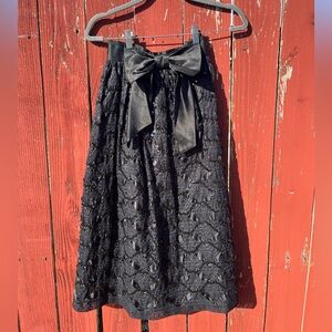 Vintage Lace Midi Skirt